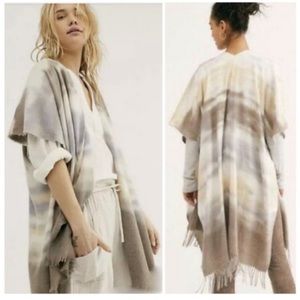 New Free People Soft Tie Dye Kimono Cover up
